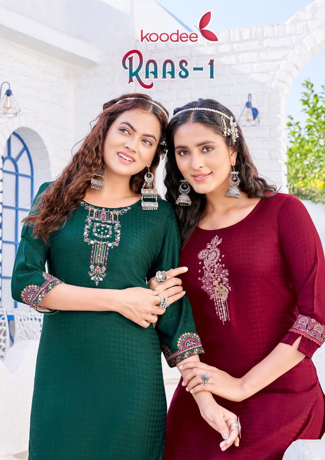 Raas 1 By Koodee 7001-7006 Designer Kurtis Catalog